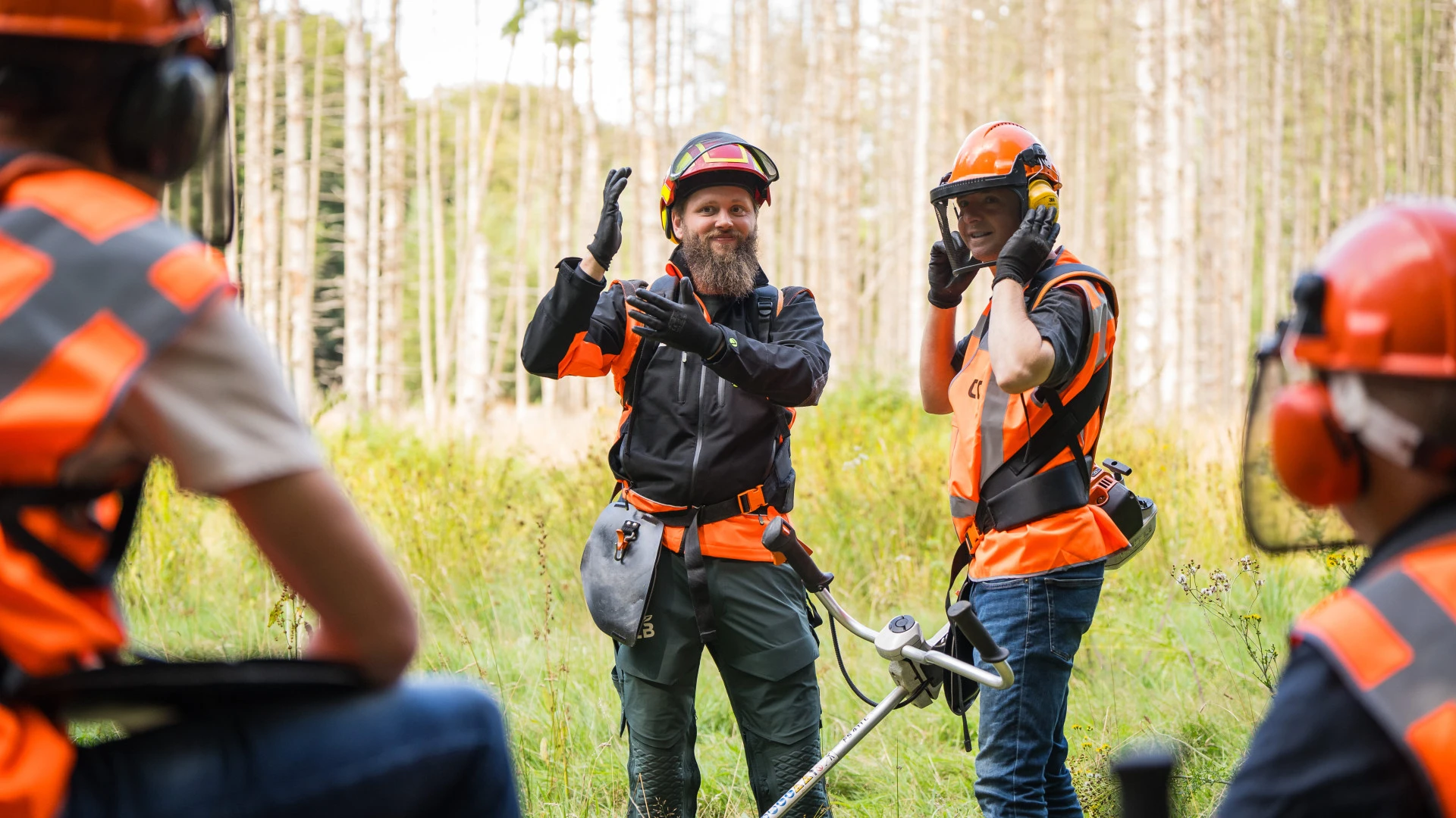 Nils en training